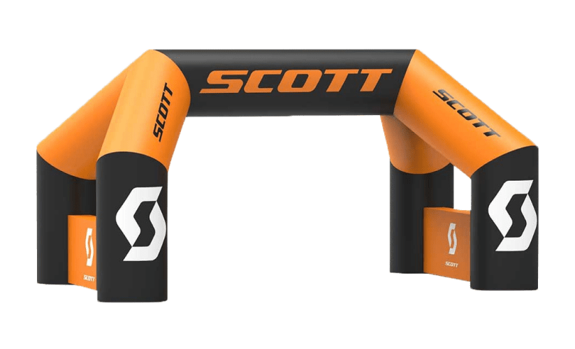 Scott inflatable double archway