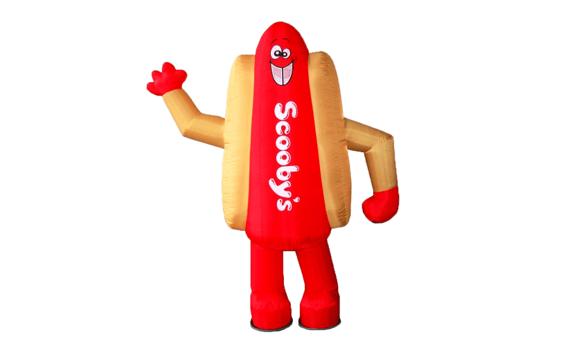 Scooby's inflatable costume