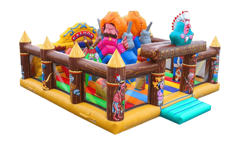 Fort apache inflatable play pen
