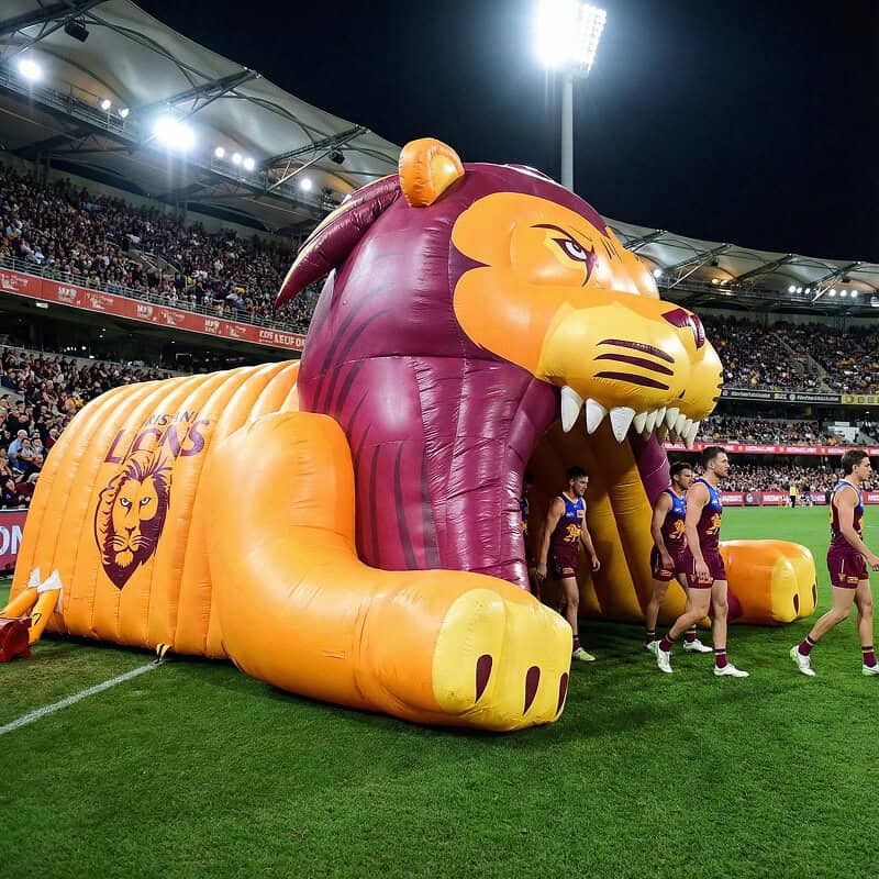 Brisbane Lions inflatable tunnel